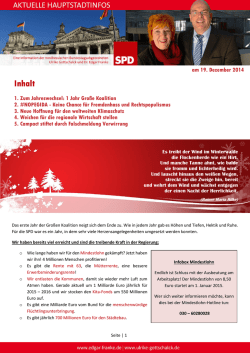 Hier geht es zur Ausgabe vom 19. Dezember 2014... - Edgar Franke