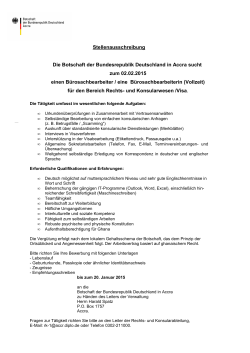 Stellenangebot Rechts- und Konsularreferat [pdf, 72.73k] - Deutsche