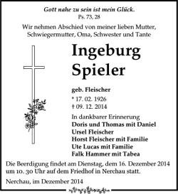 Ingeburg Spieler