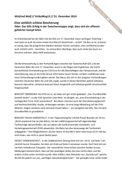 Eine wirklich schöne Bescherung - LabourNet Germany