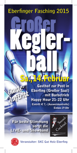 Eberfinger Fasching 2015 - SKC Eberfing