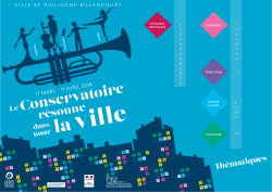 Le Conservatoire - Boulogne