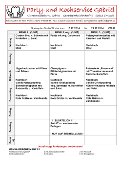 MENÜ 3 (3,50€) - Gesamtschule Bergheim