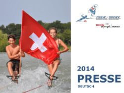 Info presse DEUTSCH 2014_4 - F&eacute;d&eacute;ration Suisse de Ski