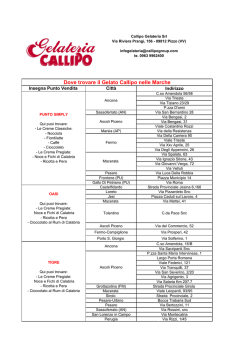 Dove trovare il Gelato Callipo nelle Marche