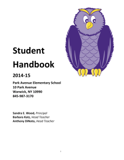 Student Handbook - Warwick Valley Central School District