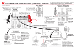 SSP3000B/SSP2000B System Wiring Connections +