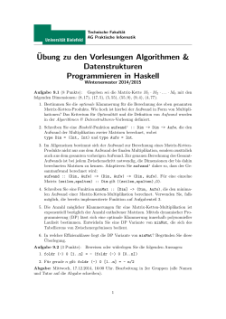 Aufgabenblatt 9 (Matrix-Multiplikation, Fold-Beweise) - Technische
