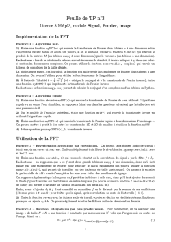 Feuille de TP n&deg;3 - Institut de Math&eacute;matiques de Toulouse