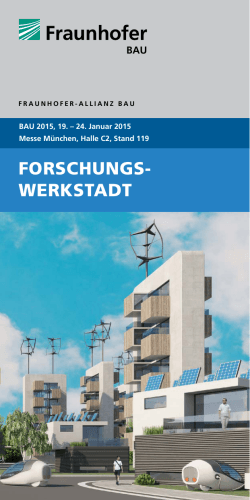 Download Messe-Booklet [ PDF 2.09 MB ] - Fraunhofer-Institut für