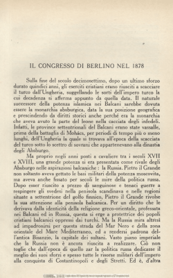 Il congresso di Berlino nel 1878