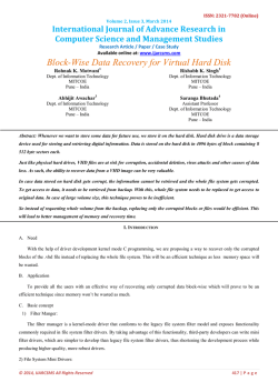 International Journal of Advance Research in
