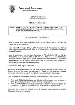 Graduatoria bando migliorie mercato settimanale (File pdf
