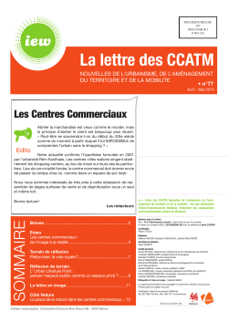 La lettre des CCATM - Inter