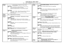 Gottesdienste 2014/ 2015 - Pfarreiengemeinschaft Ottmaring