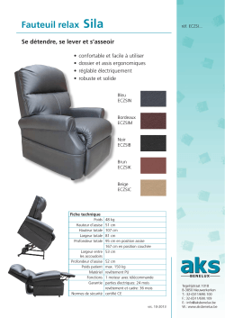 Fauteuil relax Sila