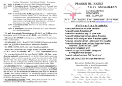 Gottesdienste in SEIS, 14.12. - PFARREI HL. KREUZ Seis am Schlern