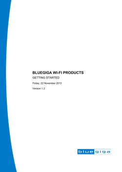 Wi-Fi Getting Started Guide