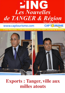 Exports : Tanger, ville aux milles atouts