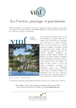 La Corrèze, paysage et patrimoine - Le blog Presse du tourisme de