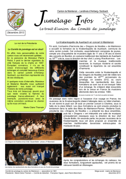 Jumelage Infos 9