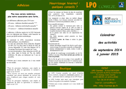 Calendrier LPO19 2nd semestre 2014 (10-09-2014)