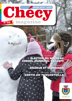 Chécy Magazine 25 - Hiver 2014/2015