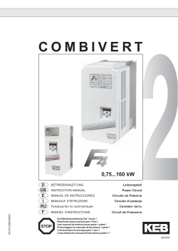 KEB COMBIVERT F4