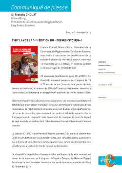 Lancement 3ème édition Permis Citoyen - 07/11/2014 1,24Mo