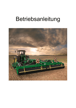 Betriebsanleitung: Elektrische Einstellung - Kerner Maschinenbau