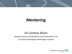 Workshop 4 Caroline Allum – WIM Mentoring final