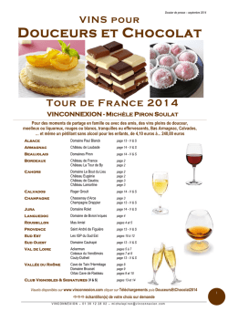 DOUCEURS ET CHOCOLAT