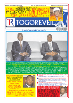 Togo Réveil N°166 - République Togolaise