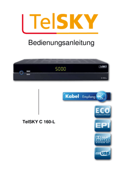 Bedienungsanleitung - TelSKY Digital GmbH