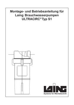 Bedienungsanleitung ULTRACIRC Typ S1.pmd