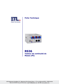 Documentation (223.87 kB) - Equipements Scientifiques