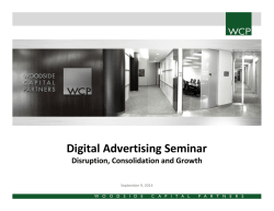 Download Presentation - Woodside Capital Partners