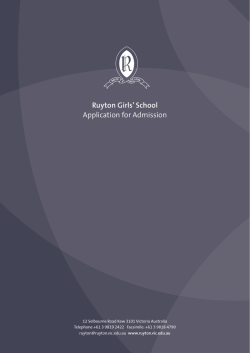 here. - Ruyton Girls School