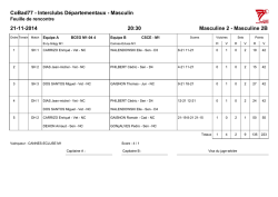 Feuille de scores J1