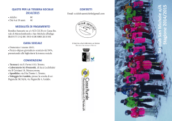 Sci club San Michele a/A Stagione 2014/2015