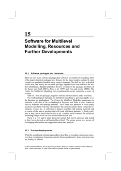 (Software, Resources and Further Developments (PDF, 15kB)