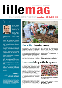 &Eacute;dito - Ville de Lille
