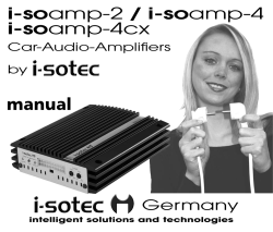 Download Manual - i-sotec