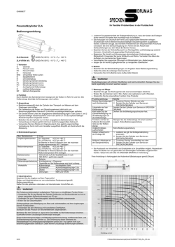 Pneumatikzylinder ZLA Bedienungsanleitung - DRUMAG GmbH
