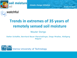 Trends in extremes of 35 years of remotely sensed soil