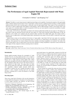 IJPRT paper on WEO as additive, by DeDene et al