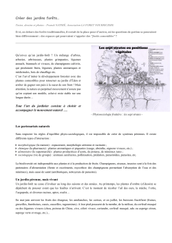 Créer des jardins forêts… - Association La Forêt Nourricière, Franck