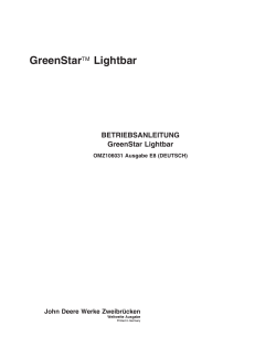 GreenStar Lightbar - StellarSupport - John Deere