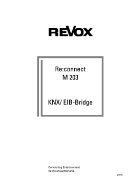 Re:connect M 203 KNX/ EIB-Bridge - Revox