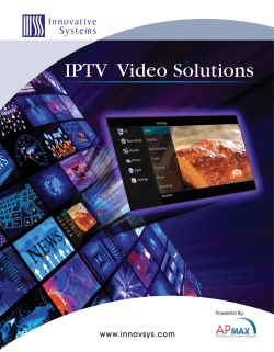 Download the APMAX IPTV Brochure